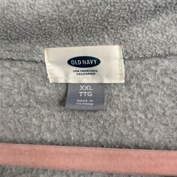 Gray Zip-Up Fleece Jacket - Picture 6 of 6